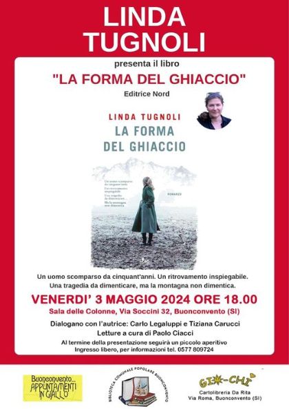 Presentazione del romanzo: La forma del Ghiaccio di Linda Tugnoli