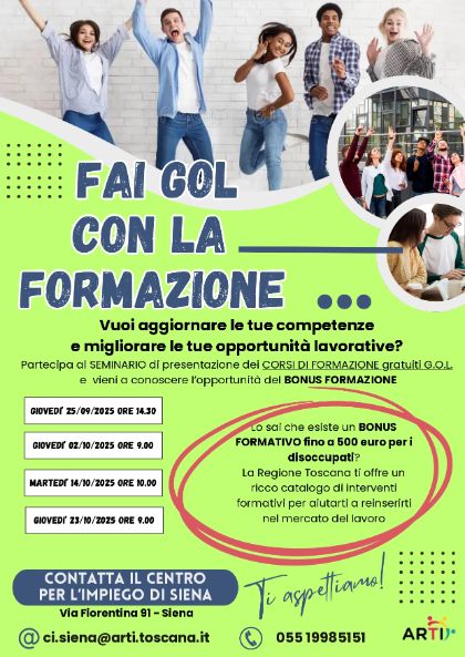 Iniziative formative finanziate dalla Regione Toscana rivolte ai giovani in cerca di lavoro Iniziative formative finanziate dalla Regione Toscana rivolte ai giovani in cerca di lavoro