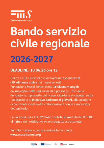 Al via il nuovo bando di Servizio Civile Regionale 2026-2027: aperte le candidature per diventare “Museum Angels”