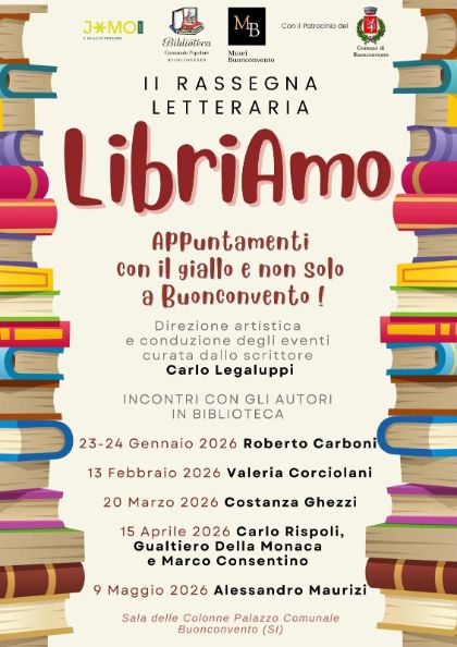 Al via la seconda edizione della rassegna letteraria LibriAmo