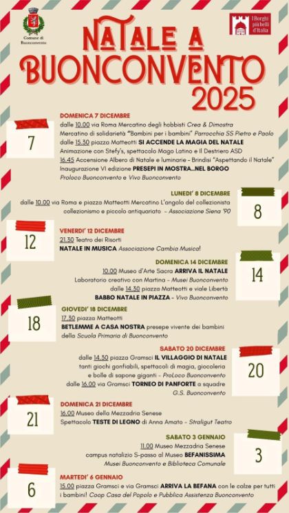 Natale a Buonconvento 2025