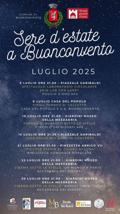 Sere d'estate a Buonconvento