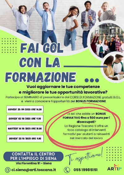 Formazione centro per l'impego SIENA