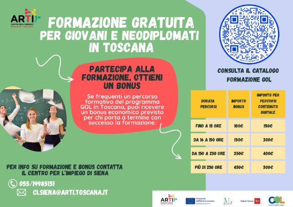 Formazione gratuita Centro per l'impiego SIENA